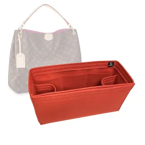 Bag Organizer for Louis Vuitton Graceful MM - Premium Felt (Handmade) [Insert, Liner, Shaper, Organiser, Inner Bag]