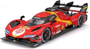 Bburago 1:24th Ferrari Racing 499P LMH Winner Le Mans 2023#51 Red
