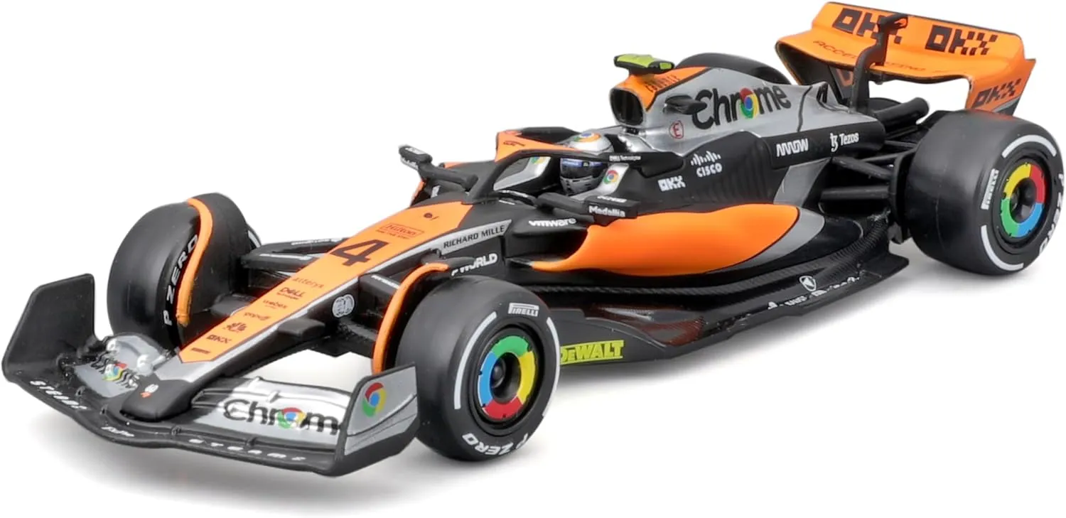 Bburago 1:43 F1 Race McLaren Racing MCL60 (2023) w/Driver - Norris #4
