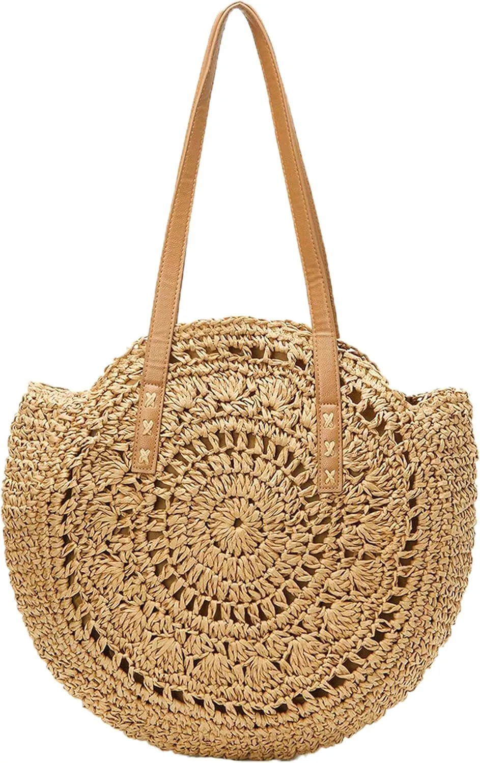 Beach Bags for Women Straw Bag Vacation Summer Large Foldable Straw Beach Bag Tote Woven Shoulder Purse Handbag Beach Gifts