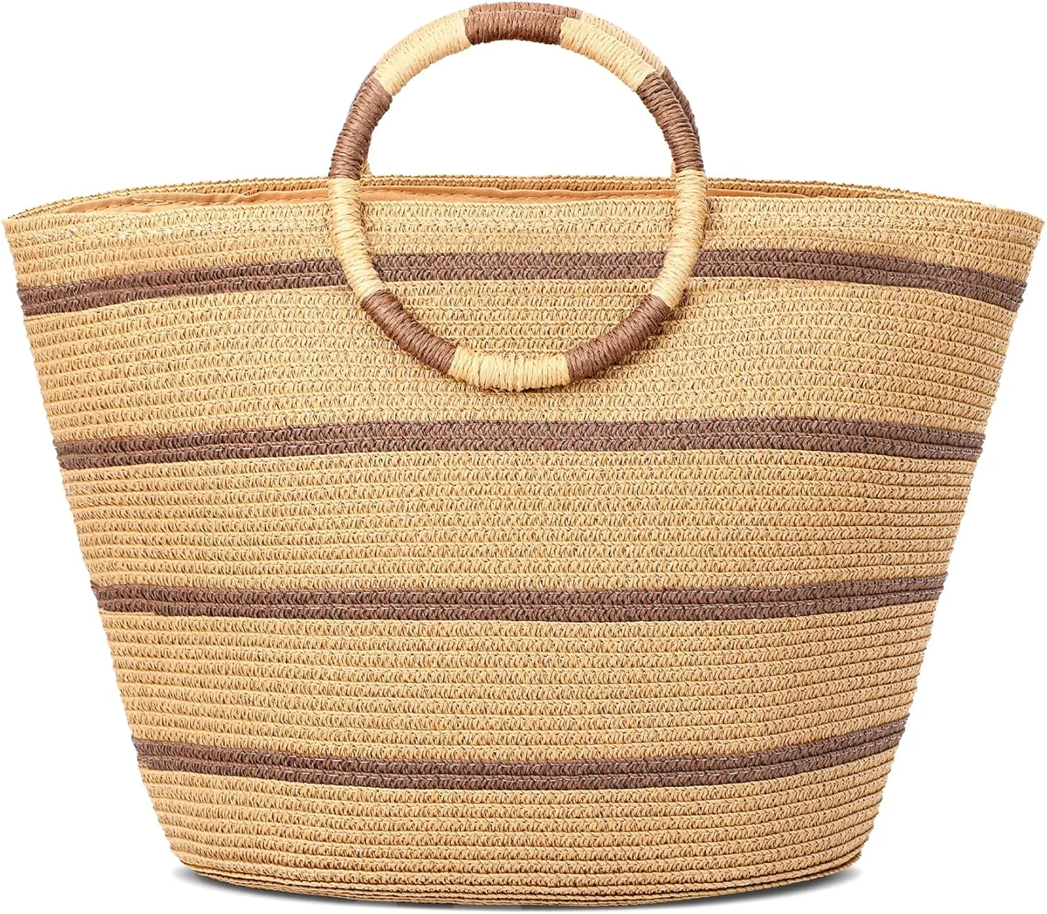 Beach Bags for Women Straw Tote Bag Summer Beach Bag Large Woven Straw Bag for Beach Vacation Holiday
