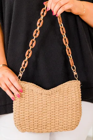 Beach Blossom Handbag, Taupe