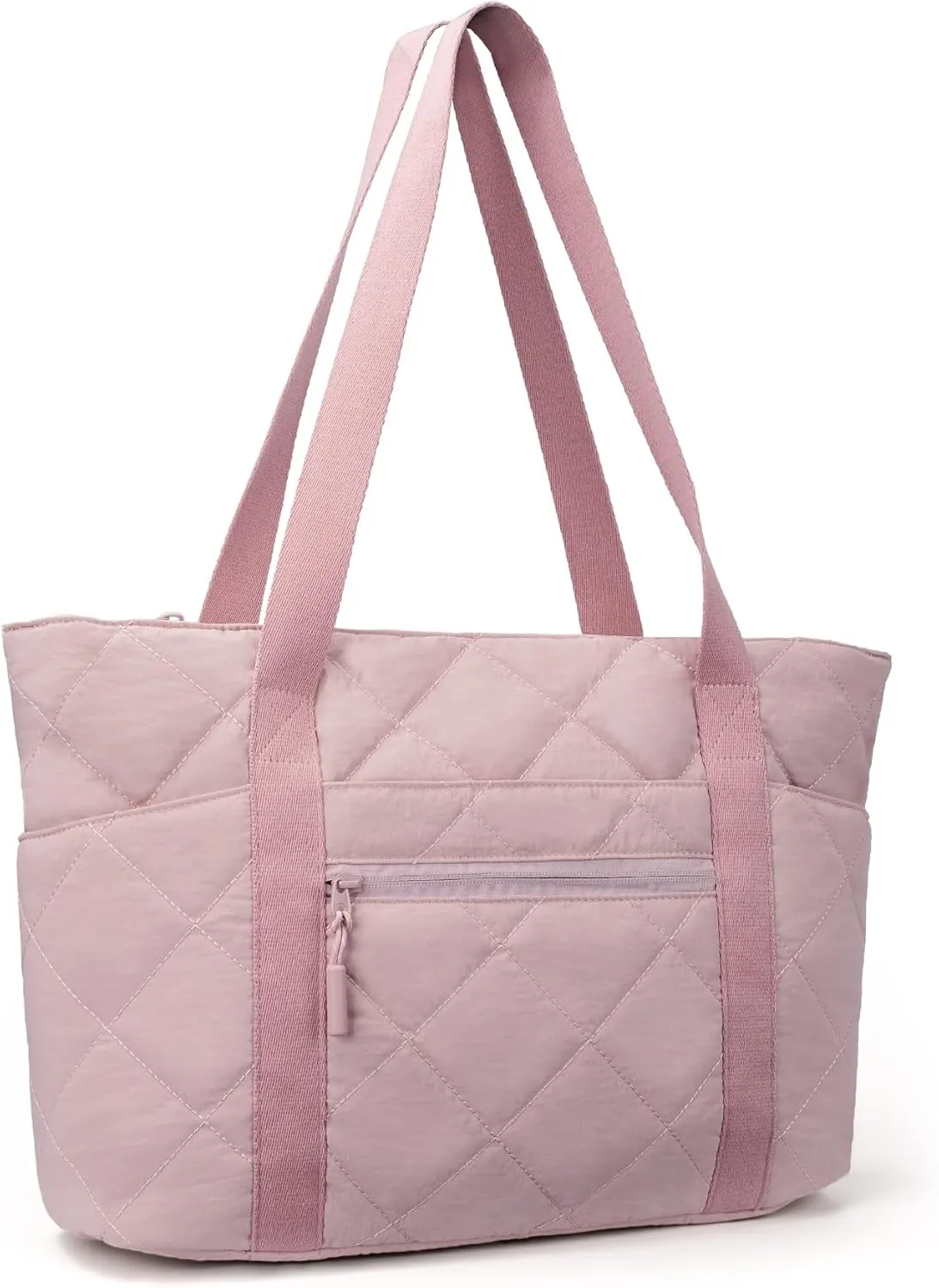 befen Laptop Tote Bag for Women Work, Travel Tote Bags Nurse Puffer Quilted Handbags, Lightweight Waterproof Beach Purse