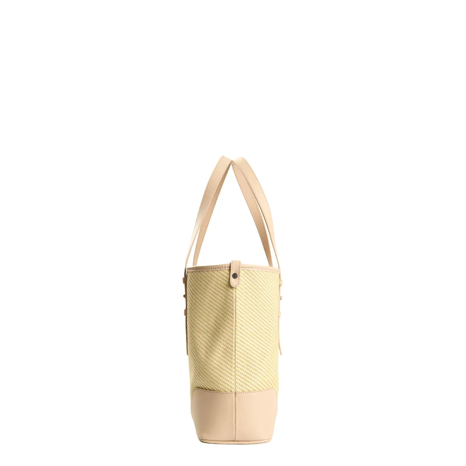 BEIGE MIDI TOTE BAG