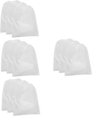 BESTYASH 4sets 3pcs Nail Dust Collector Pouches Replacement Dust Collector Bags for Easy to Install Non Woven Sealed Design for 3pcs*4