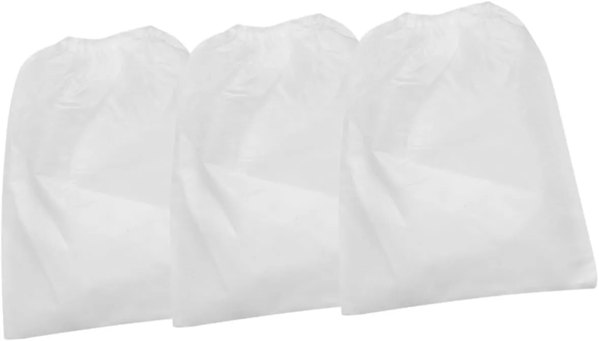 BESTYASH 4sets 3pcs Nail Dust Collector Pouches Replacement Dust Collector Bags for Easy to Install Non Woven Sealed Design for 3pcs*4