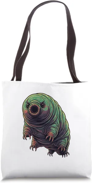 Beyond Tiny: Resilient Tardigrade Water Bear Micro-Animal Tote Bag