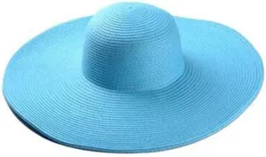 Big Beach Hats for Women Foldable Summer Wide Brim Packable Oversized Sun Hat Lady Girl Travel Straw Cap