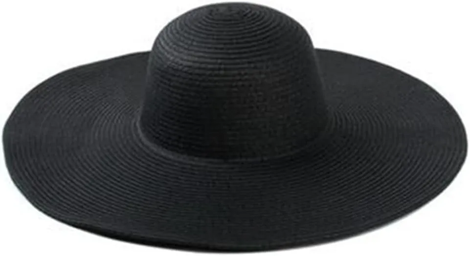 Big Beach Hats for Women Foldable Summer Wide Brim Packable Oversized Sun Hat Lady Girl Travel Straw Cap