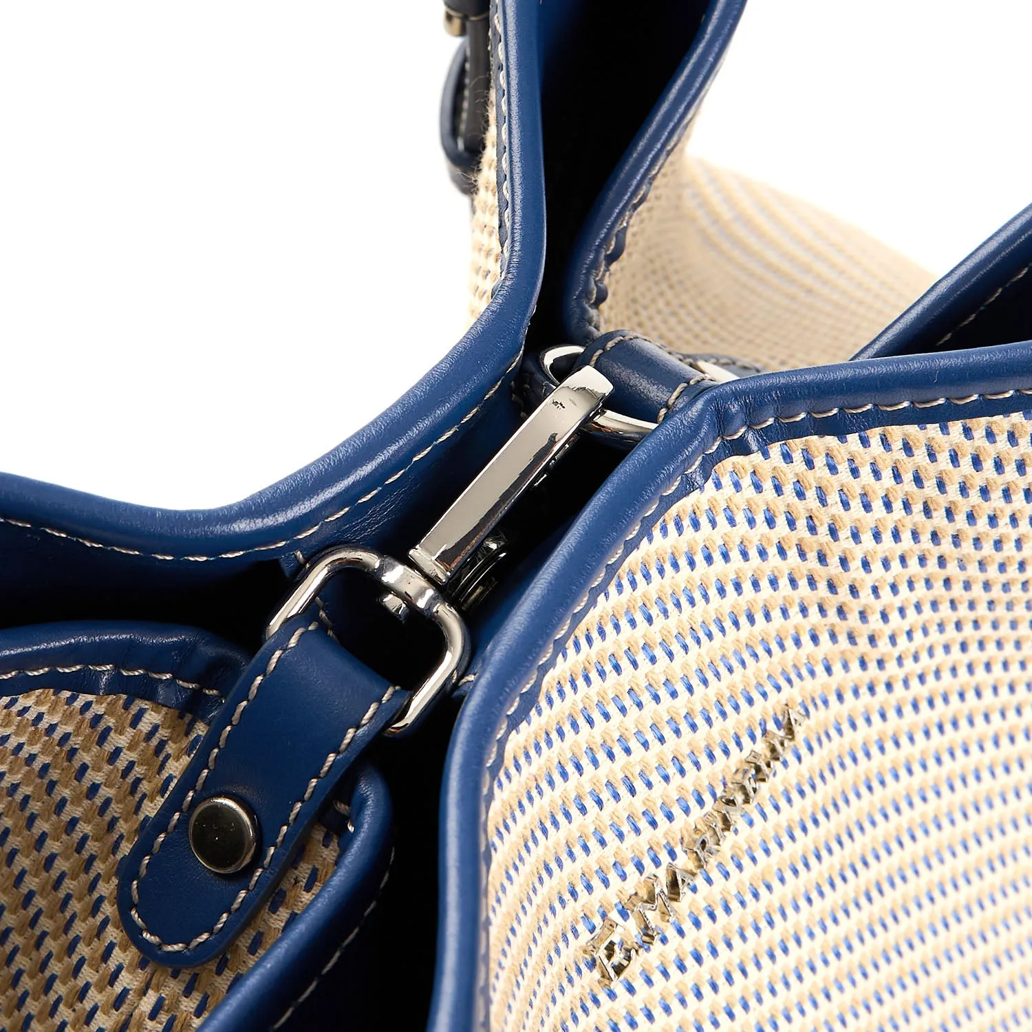 BLUE MIDI TOTE BAG