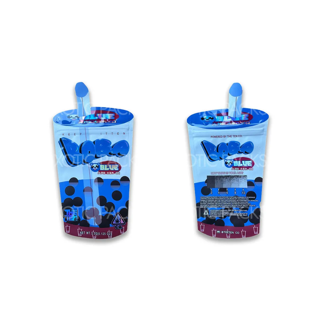 Boba Blue Mylar Bag 3.5 Grams
