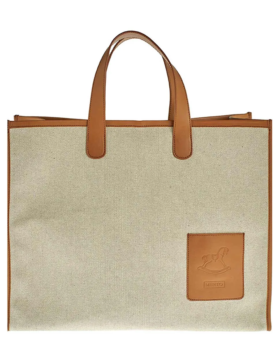 Bolso shopper canvas grande