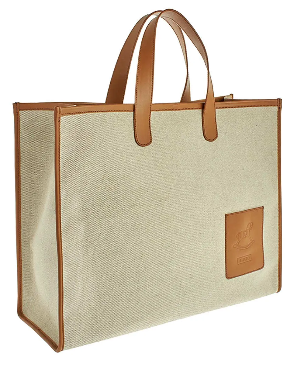 Bolso shopper canvas grande