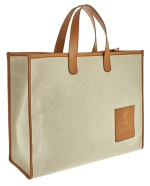 Bolso shopper canvas grande