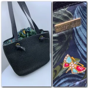 BOTTEGA VENETA VINTAGE RAFFIA TOTE BAG