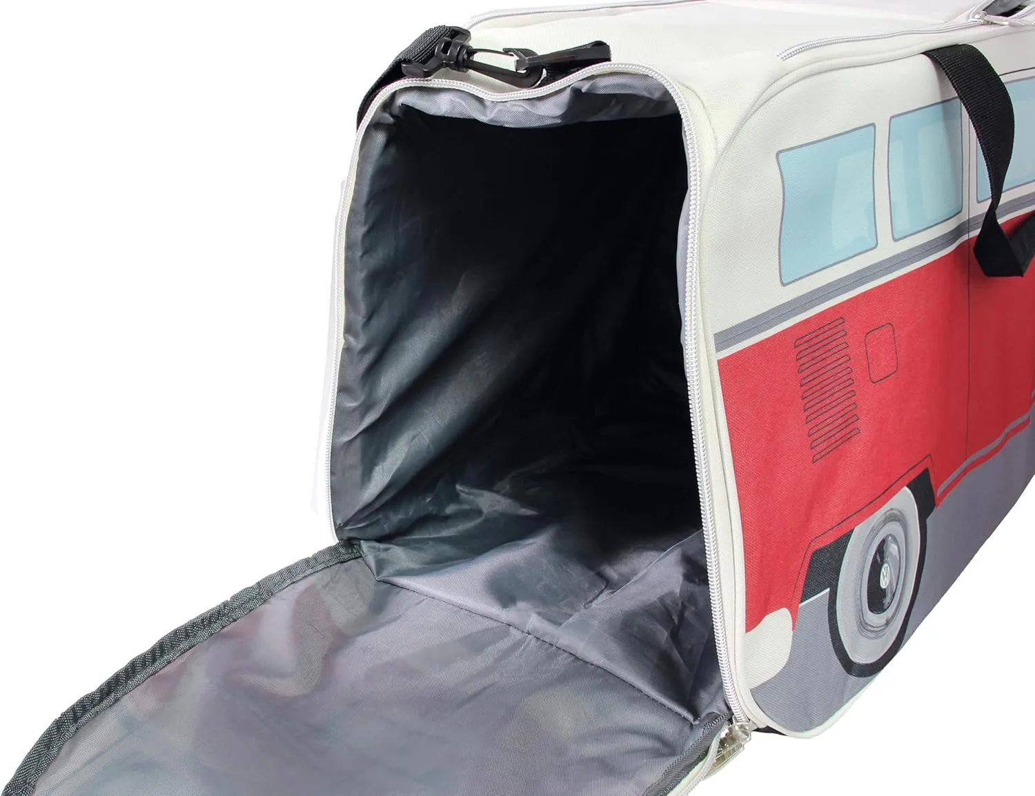 BRISA VW Collection - Volkswagen Samba Bus T1 Camper Van Sport, Gym, Travel Bag, Duffel with Shoe & Wet Compartment