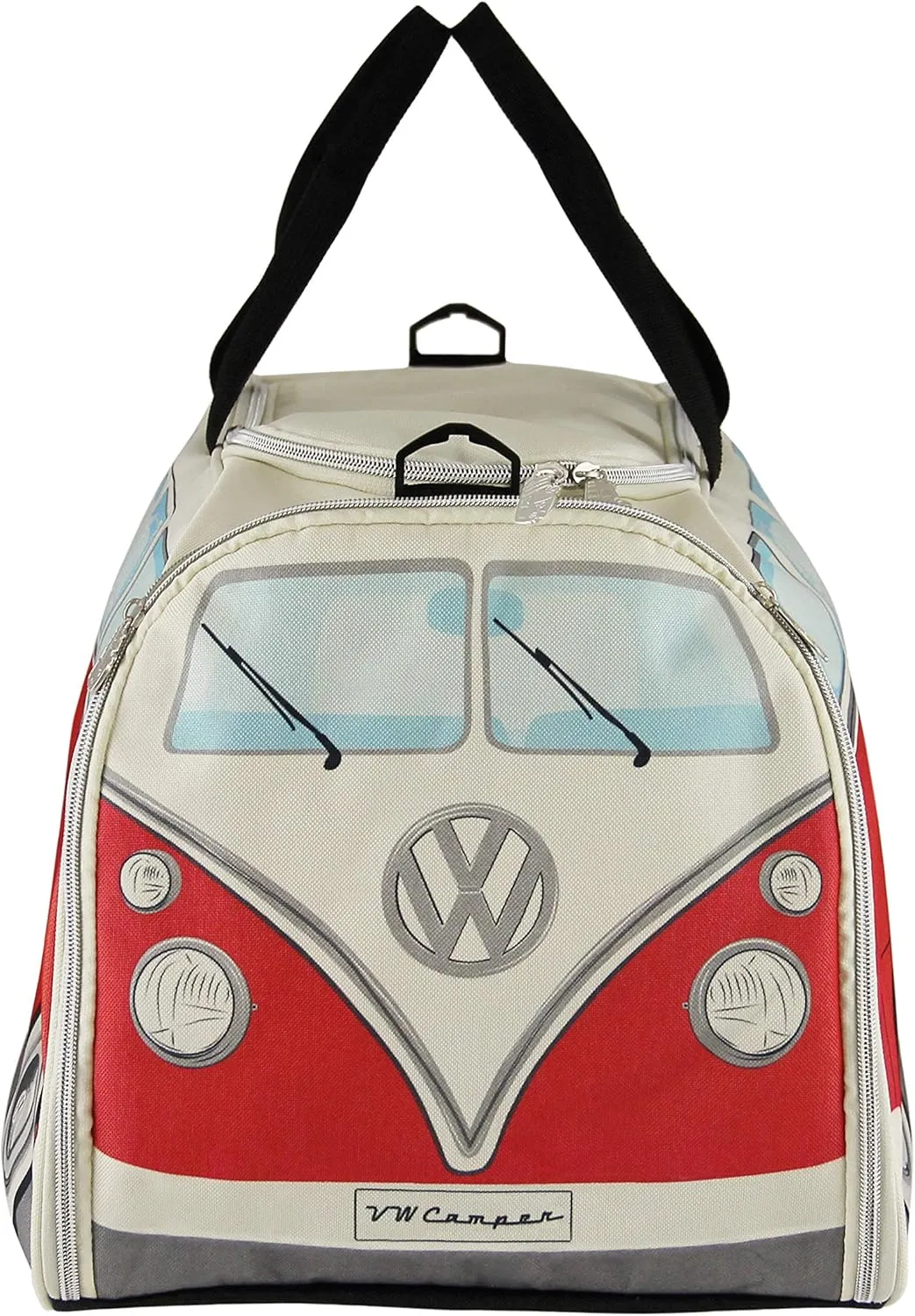 BRISA VW Collection - Volkswagen Samba Bus T1 Camper Van Sport, Gym, Travel Bag, Duffel with Shoe & Wet Compartment
