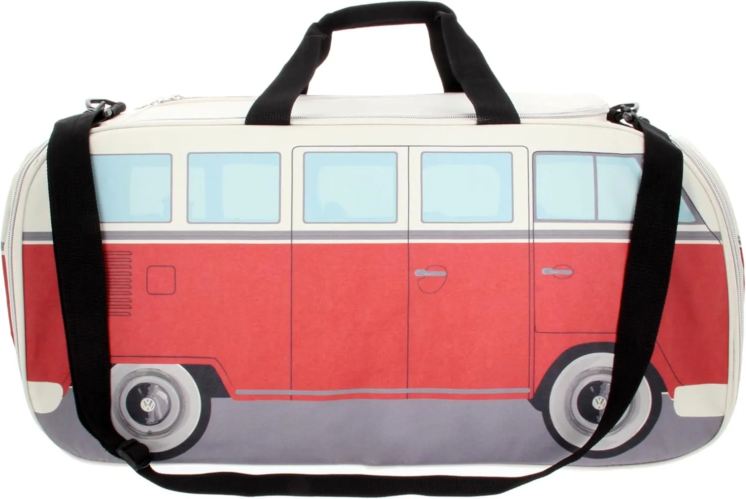 BRISA VW Collection - Volkswagen Samba Bus T1 Camper Van Sport, Gym, Travel Bag, Duffel with Shoe & Wet Compartment