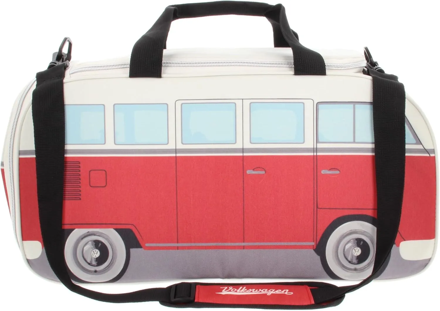 BRISA VW Collection - Volkswagen Samba Bus T1 Camper Van Sport, Gym, Travel Bag, Duffel with Shoe & Wet Compartment