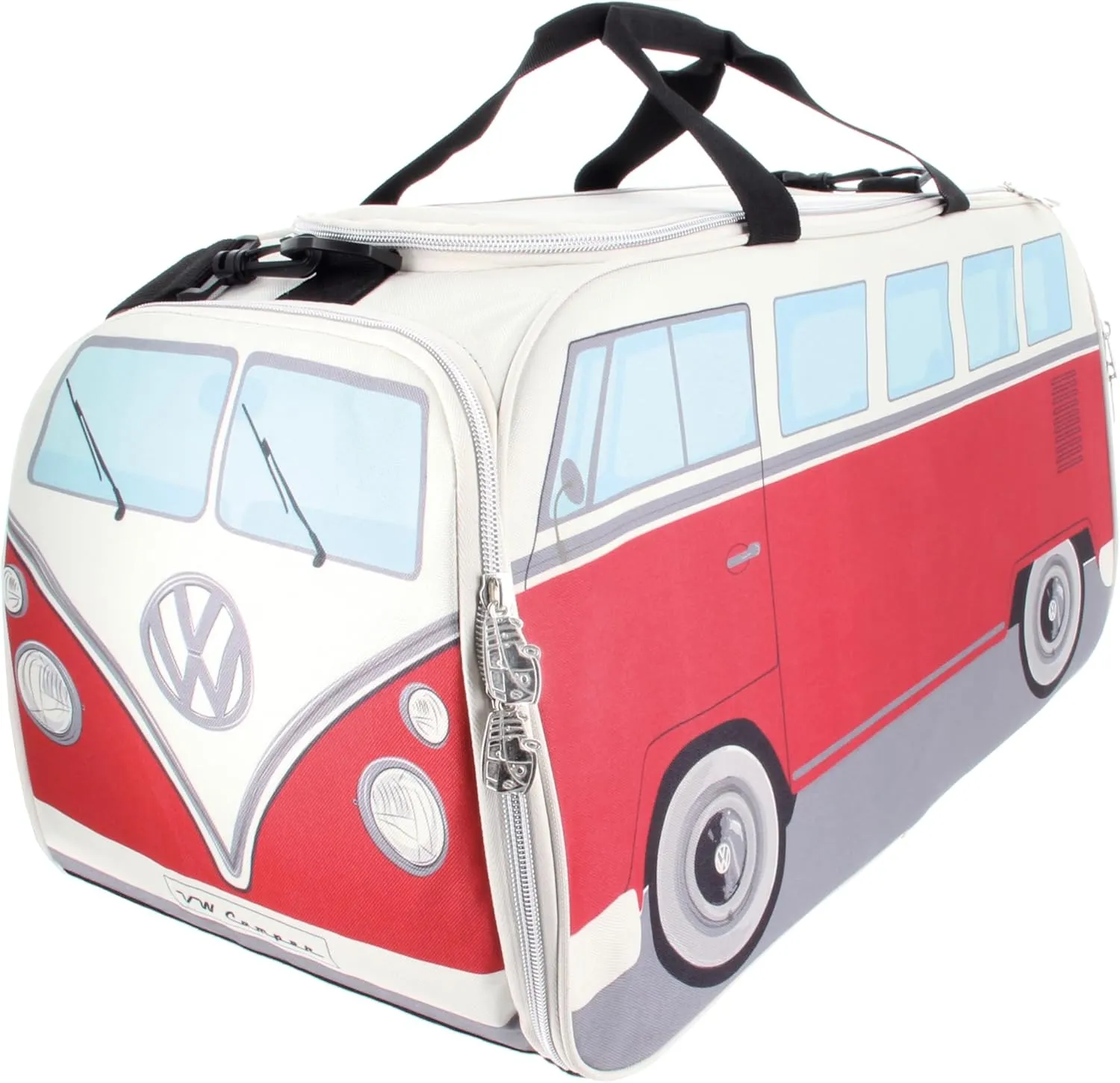 BRISA VW Collection - Volkswagen Samba Bus T1 Camper Van Sport, Gym, Travel Bag, Duffel with Shoe & Wet Compartment