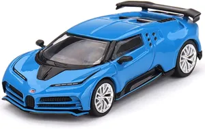 Bugatti Centodieci Blu Bugatti LHD 1/64 Diecast Model Car by True Scale Miniatures MGT00586, Blue
