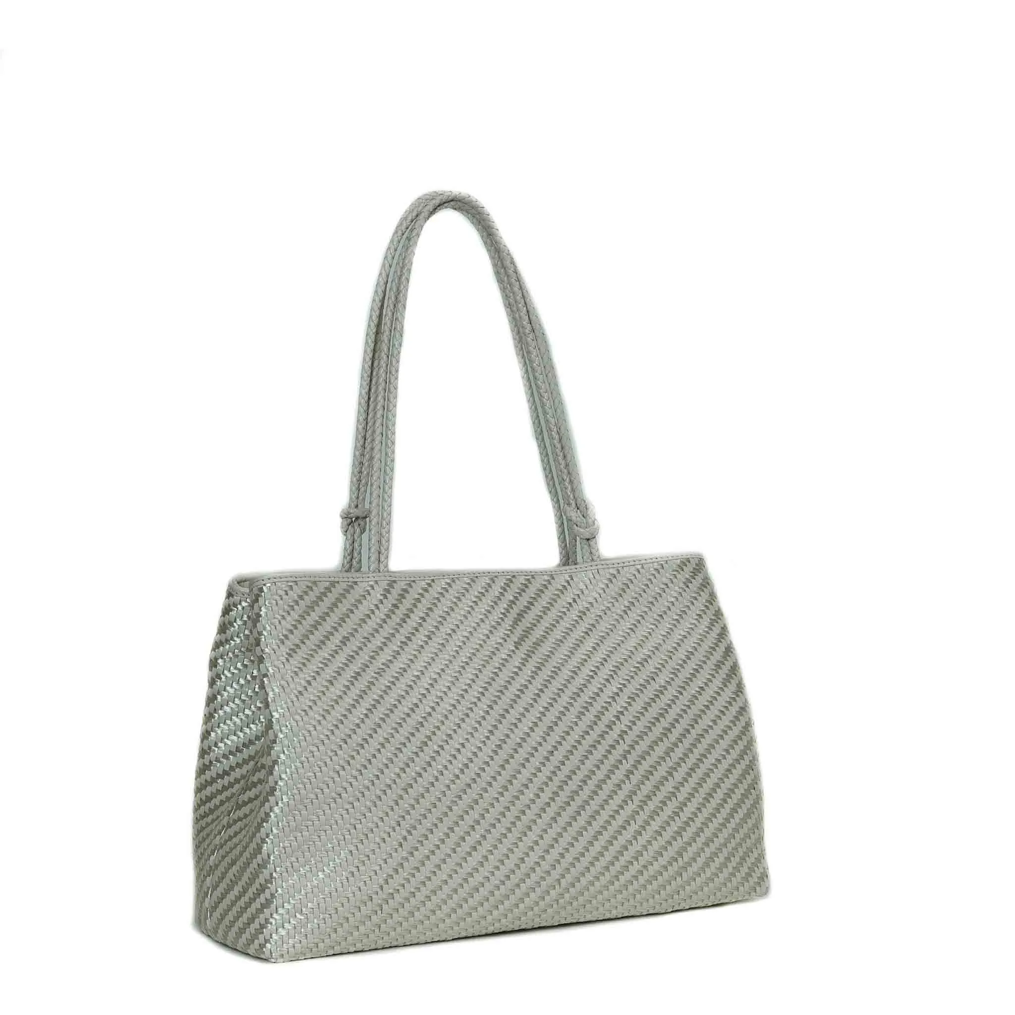 CA 852 - SHOULDER BAG - CREAM RAFFIA