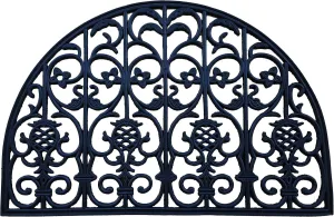 Calloway Mills AZ153792436 Novara Rubber Doormat, 24" x 36", Black