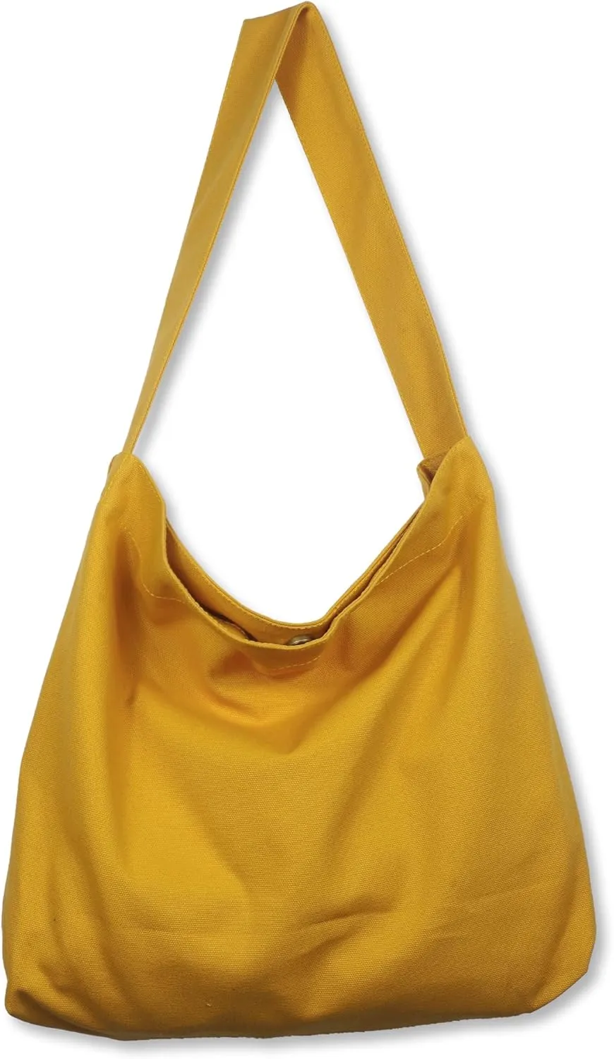 Canvas Bag with Magnetic Snap Large Size Simple Design Thick and Sturdy