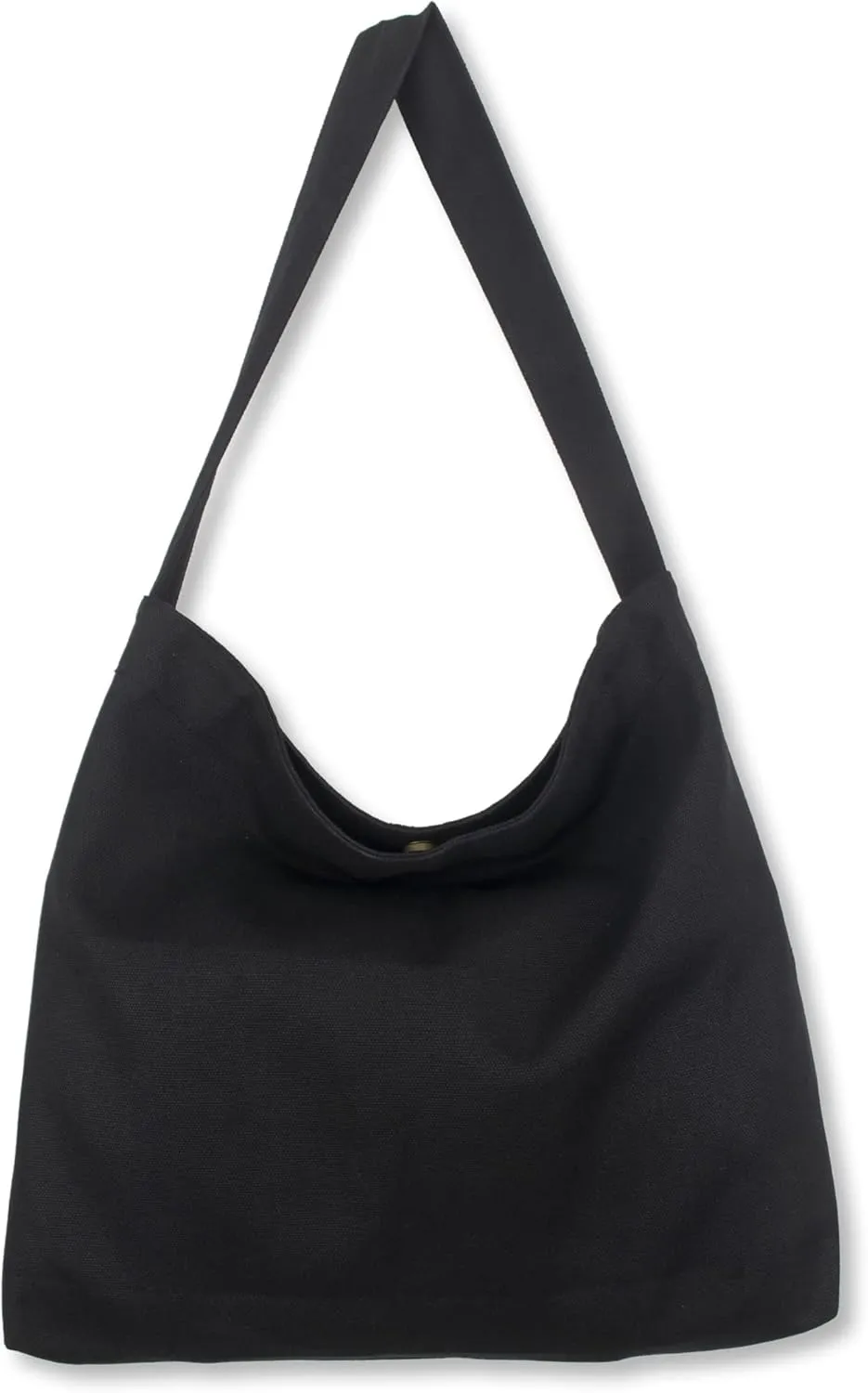Canvas Bag with Magnetic Snap Large Size Simple Design Thick and Sturdy