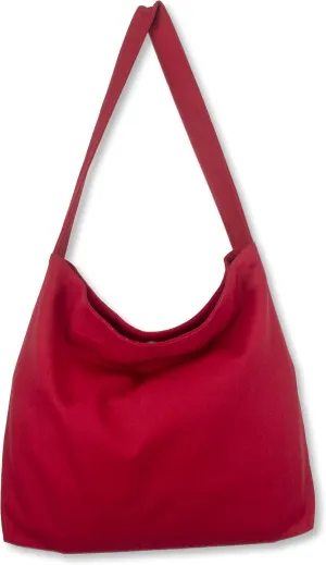 Canvas Bag with Magnetic Snap Large Size Simple Design Thick and Sturdy