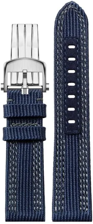 Canvas Nylon Watch Strap For Breitling Avenger Superocean Mechanical And Navitimer