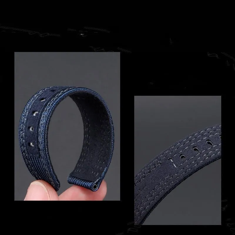 Canvas Nylon Watch Strap For Breitling Avenger Superocean Mechanical And Navitimer