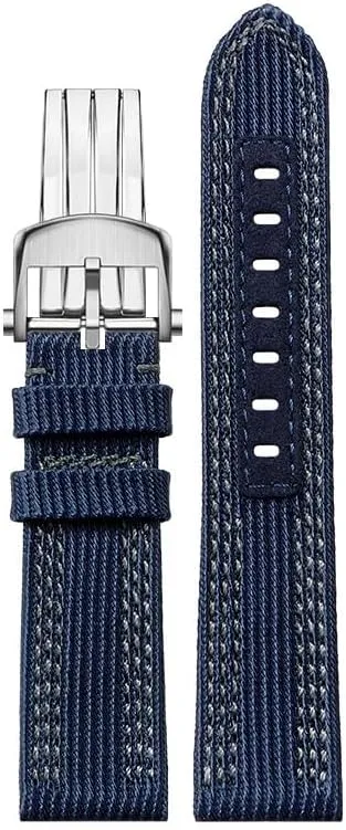 Canvas Nylon Watch Strap For Breitling Avenger Superocean Mechanical And Navitimer