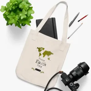 Chic Eco Canvas Tote Bag for Earth Day