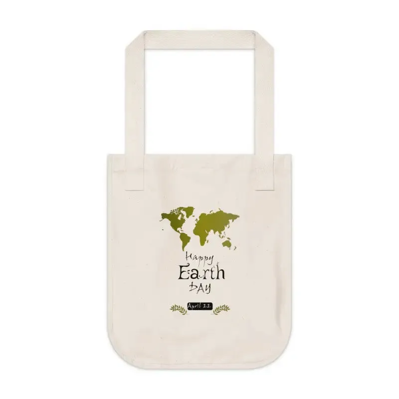 Chic Eco Canvas Tote Bag for Earth Day