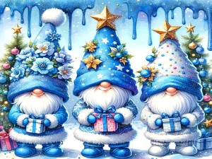 Christmas 1000 Piece Jigsaw Puzzle Adults Winter Gnomes Challenging Educational Game Fun Family Activities Farm Puzzle Floor Props Kid Gift Unzip Toy Wooden Puzzles