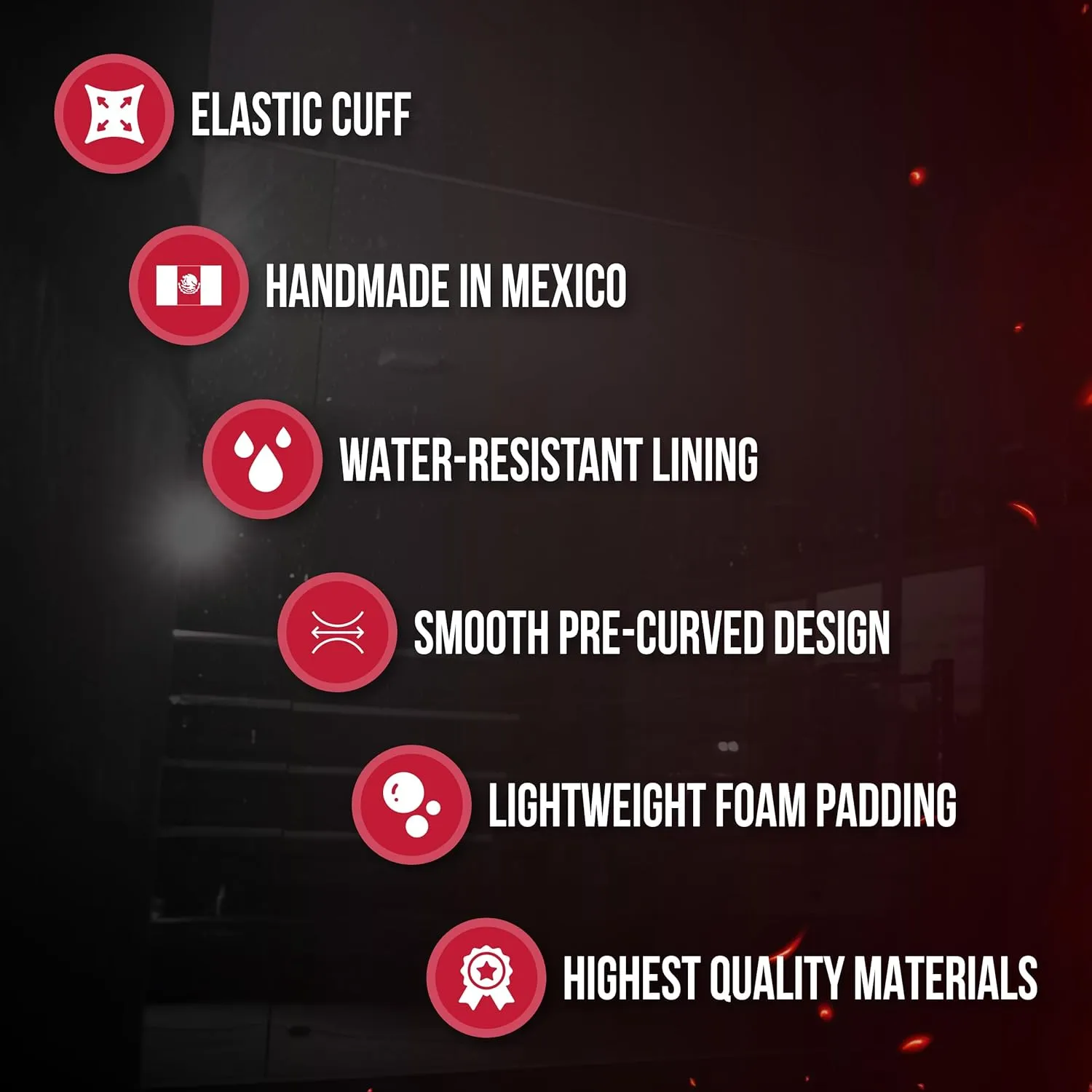 CLETO REYES Professional Boxing Bag Gloves for Men and Women, Training and Heavy Punching Bags, MMA, Kickboxing, Muay Thai, Elastic Cuff