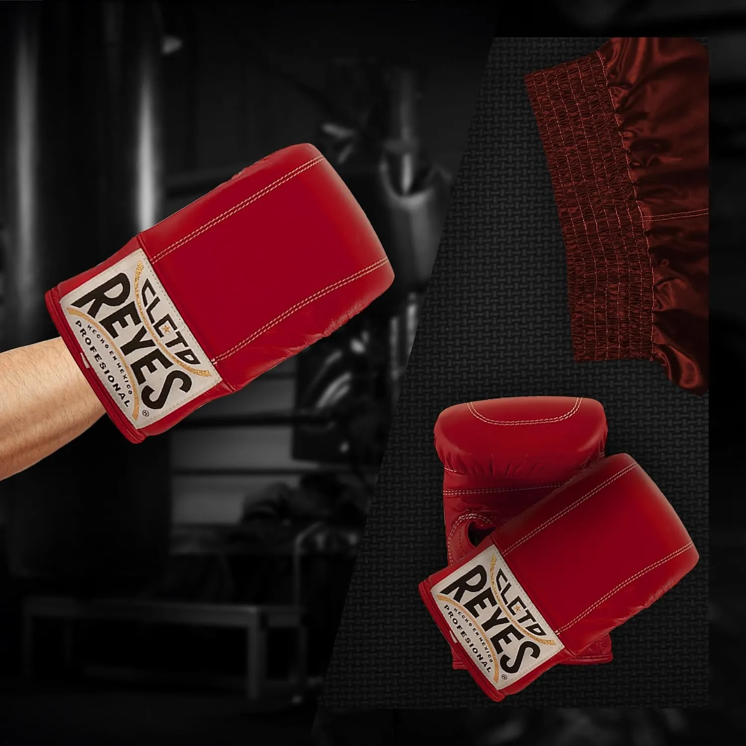 CLETO REYES Professional Boxing Bag Gloves for Men and Women, Training and Heavy Punching Bags, MMA, Kickboxing, Muay Thai, Elastic Cuff