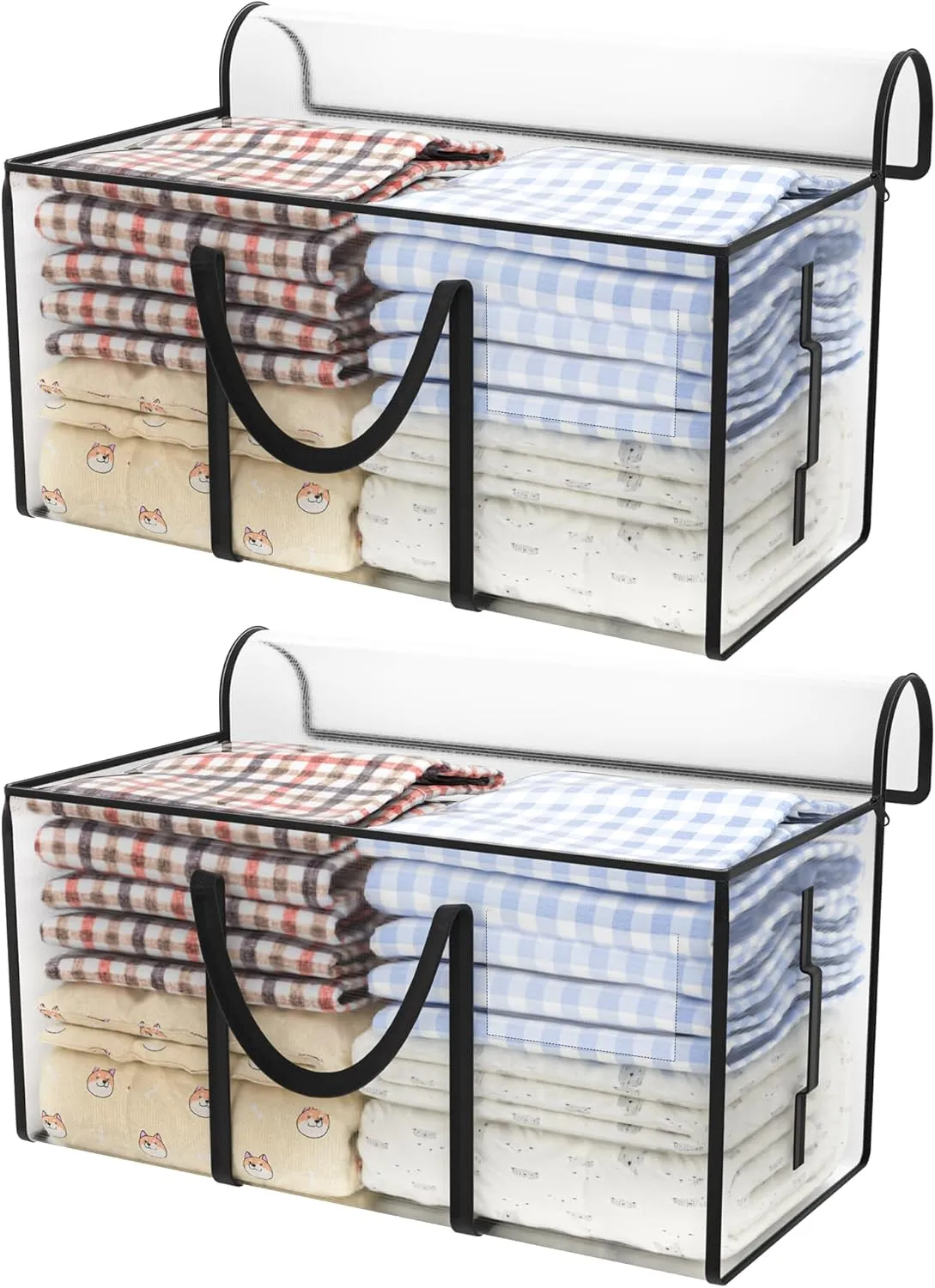 CONGREGATE 97L Moving,2 pack extra large moving bags with zippers，bagsmoving bags heavy duty，,closet storage,Storage Containers for Organizing Bedroom,Closet, Clothing,storage totes with lids