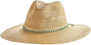 Coolibar UPF 50  Women's Avery Raffia Fedora - Sun Protective