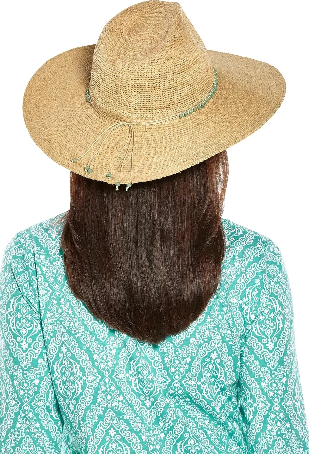 Coolibar UPF 50  Women's Avery Raffia Fedora - Sun Protective