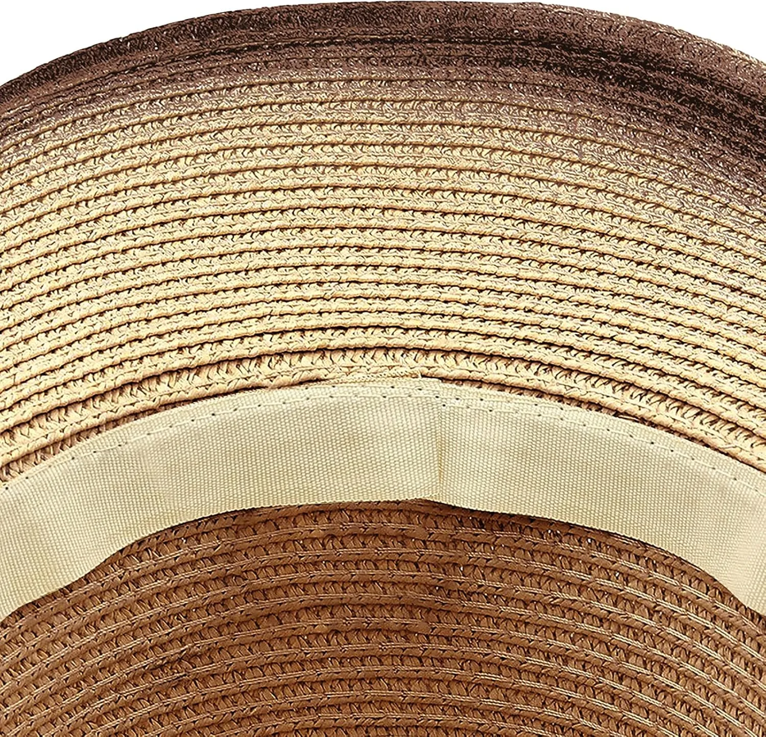 Cowboy Straw Hat Men Women Wide Brim Fedora Panama Bucket Hat UV Protection Vacation Cap Foldable Beach Western Cap