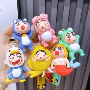 Crayon Shinchan Cosplay 3D Keychain