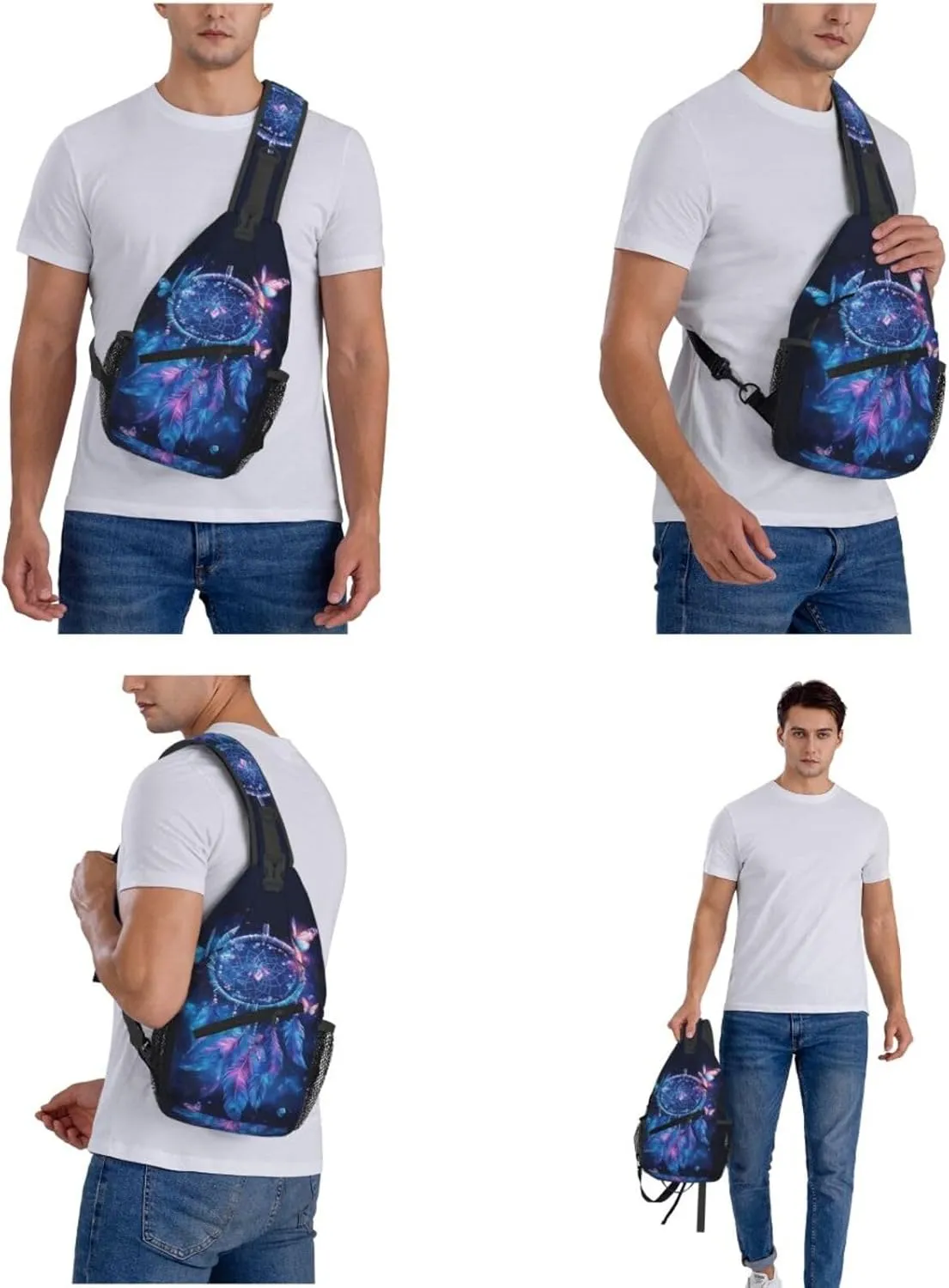 Crossbody Bag Sling Bag Backpack Chest Bags Shoulder Bag for Women Men