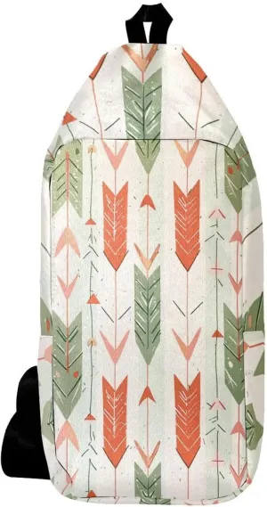 Crossbody Bags for Women,Crossbody Bag Men,Small Sling Bag,Vintage Style Feather Arrow,Crossbody Purse