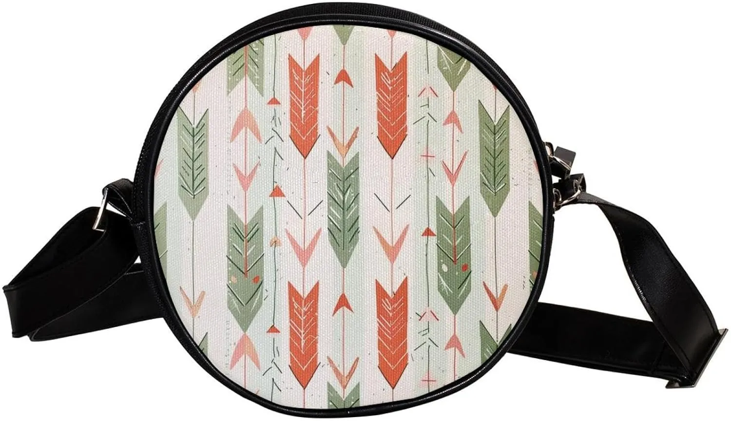 Crossbody Bags for Women,Crossbody Bag Men,Small Sling Bag,Vintage Style Feather Arrow,Crossbody Purse