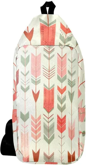 Crossbody Bags for Women,Crossbody Bag Men,Small Sling Bag,Vintage Style Feather Arrow,Crossbody Purse