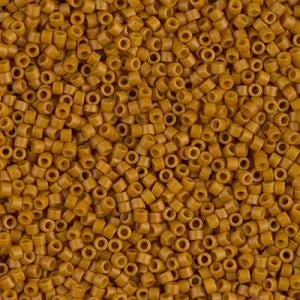 DB 653, Dark Pumpkin, Opaque, Dyed-Miyuki Delica Beads - Size 11 - 5 grams - Japanese Cylinder Seed Beads - Retail & Wholesale
