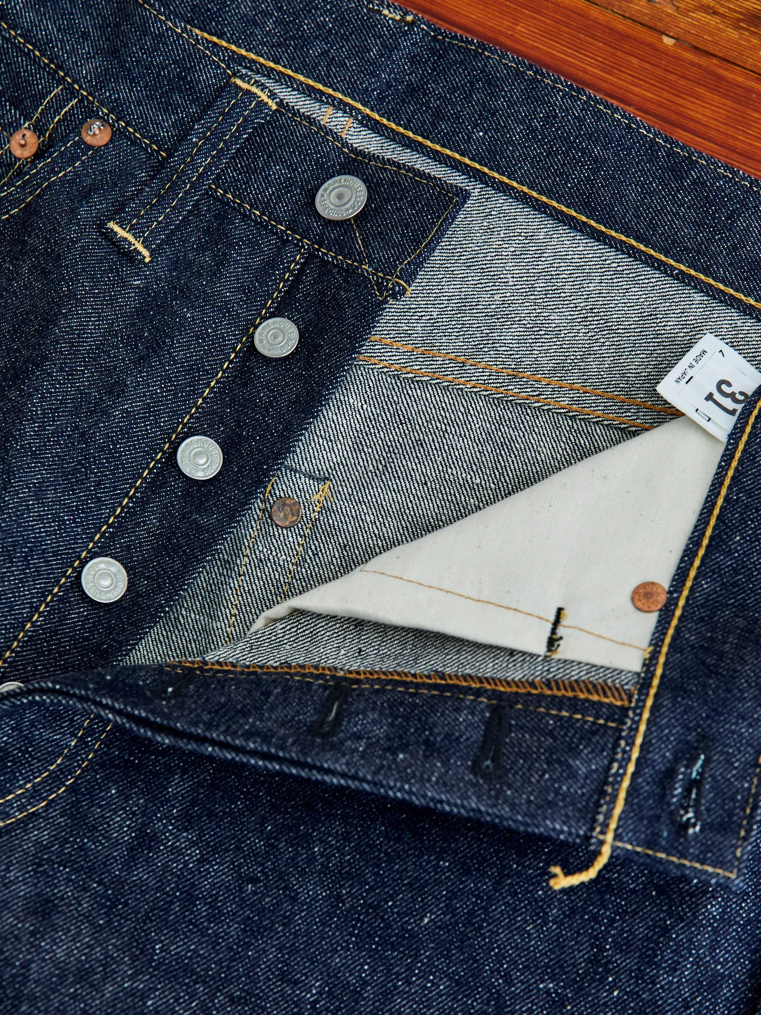 DD-1001XX "1947 Model" 13.5oz Unsanforized Selvedge Denim - Regular Straight