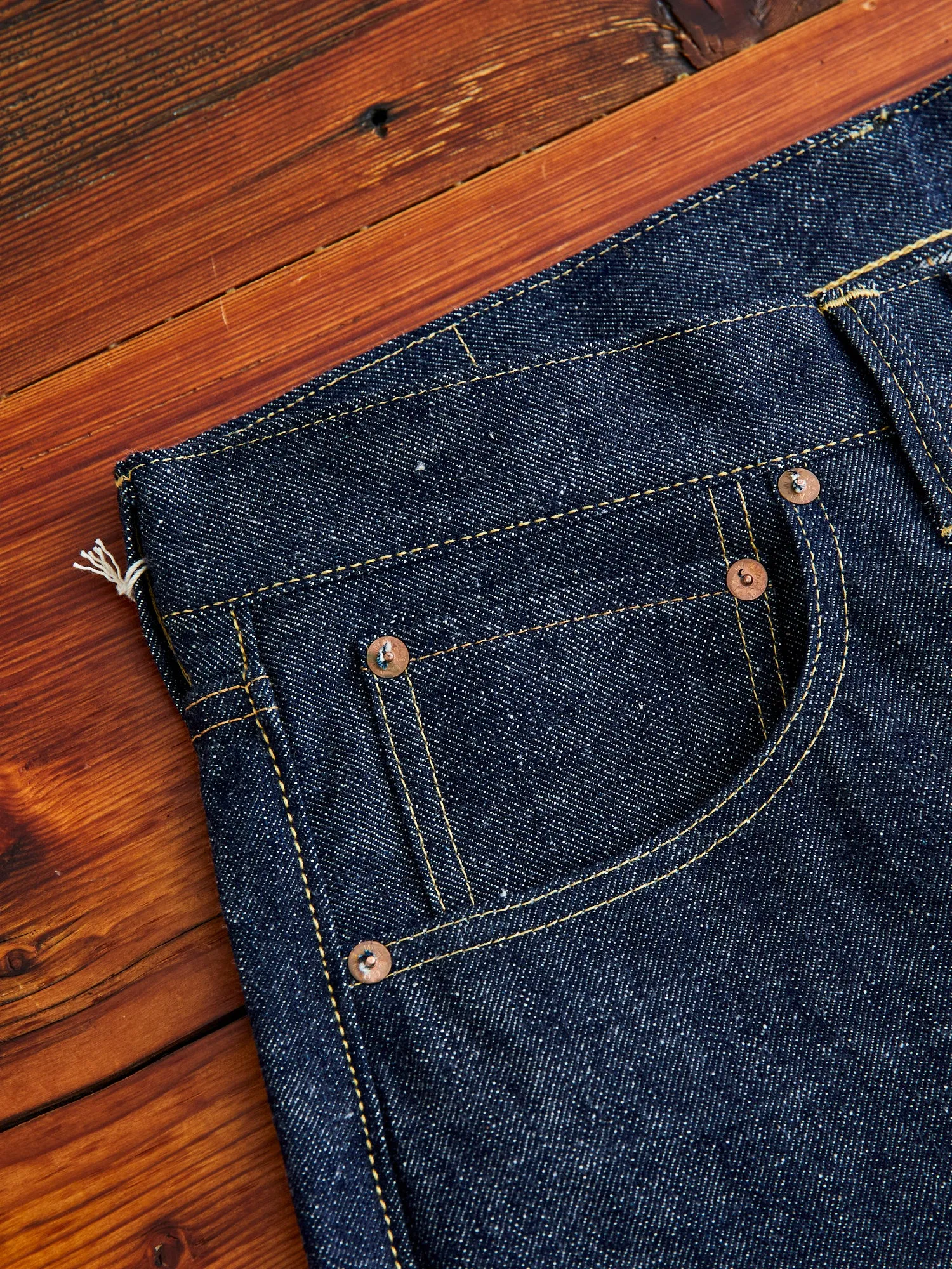 DD-1001XX "1947 Model" 13.5oz Unsanforized Selvedge Denim - Regular Straight